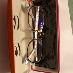 Women’s petite Kate Spade prescription glasses.
